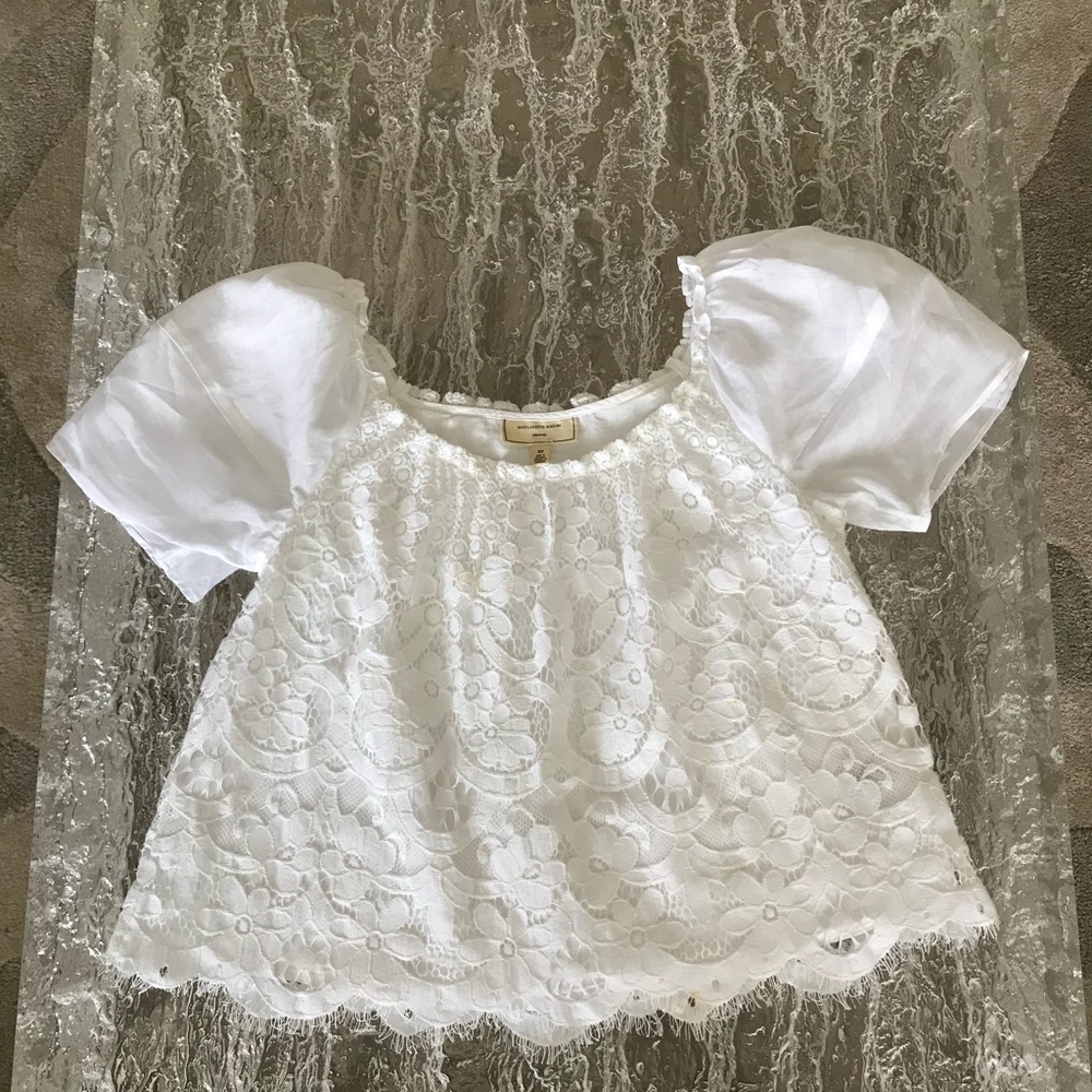 Anthropologie white top